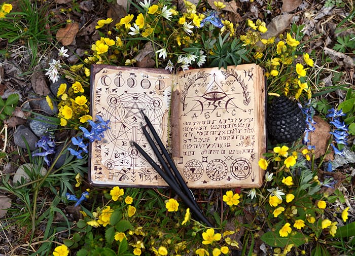 Grimoire - magical book of spells
