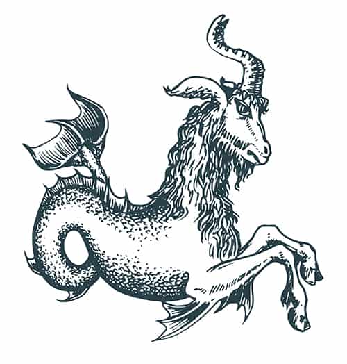 Capricorn Symbol - Sea Goat
