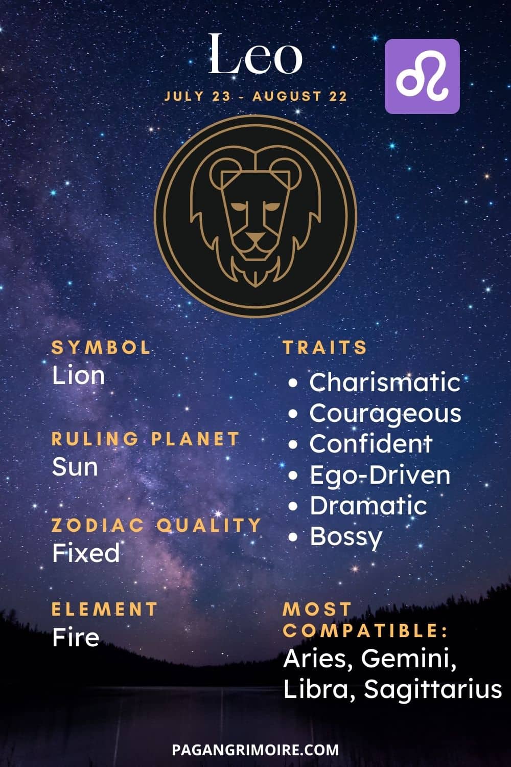 Welches Element ist ein Leo?