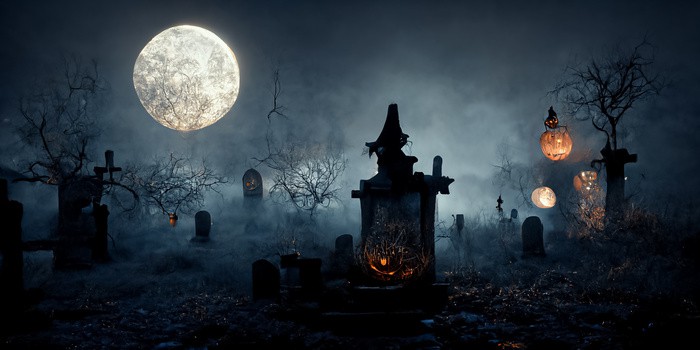 Samhain - Graveyard Scene