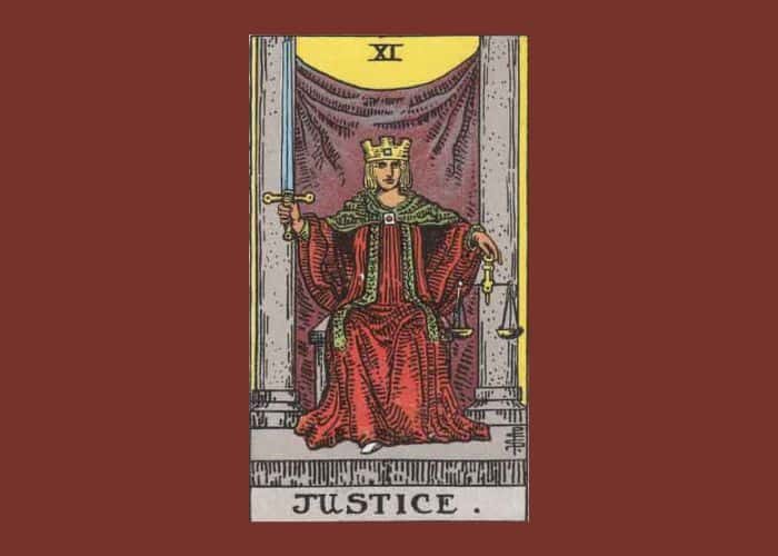 Major Arcana Tarot Card Meanings - Justice