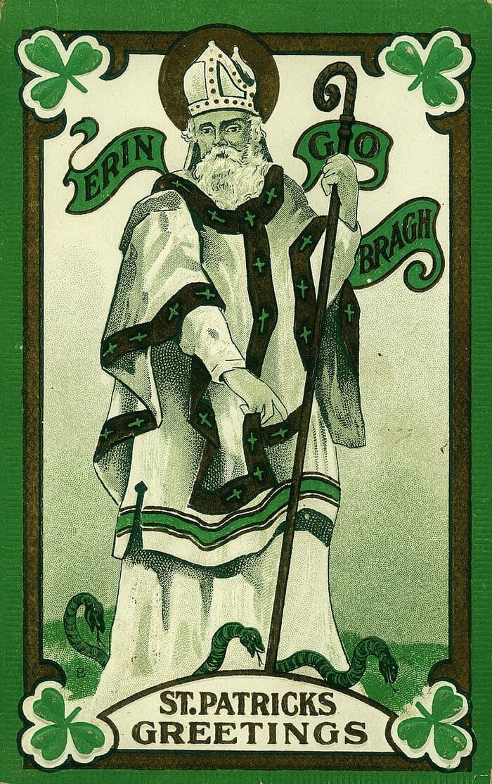 St Patrick and the Snakes Pagans - Poster for St. Patrick's Day