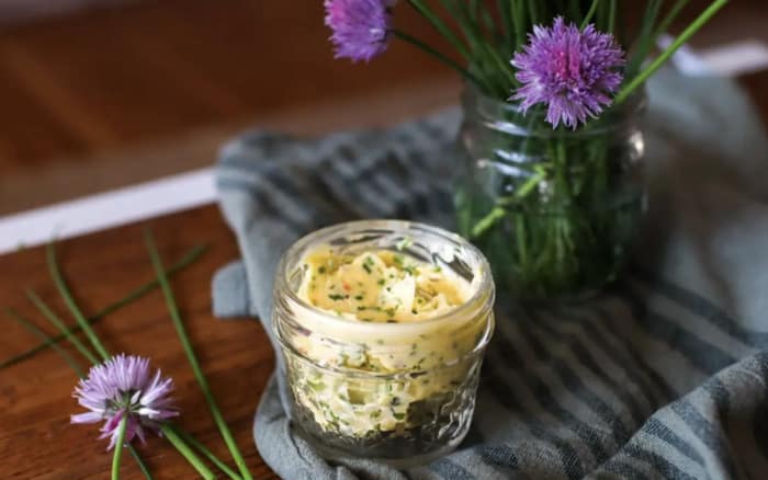 Beltane Recipes and Foods - Chive Butter