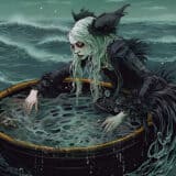 Sea Witches - Witch peering into a watery cauldron