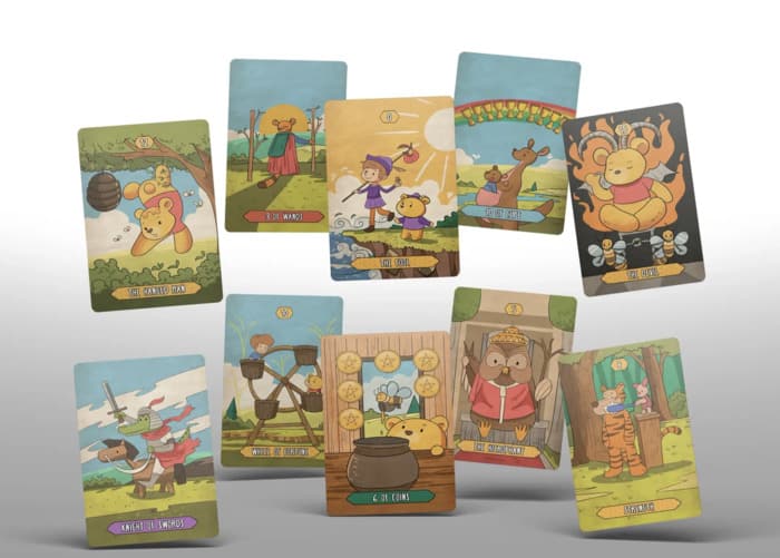 Best Disney Tarot Decks - Winnie the Pooh Tarot Cards