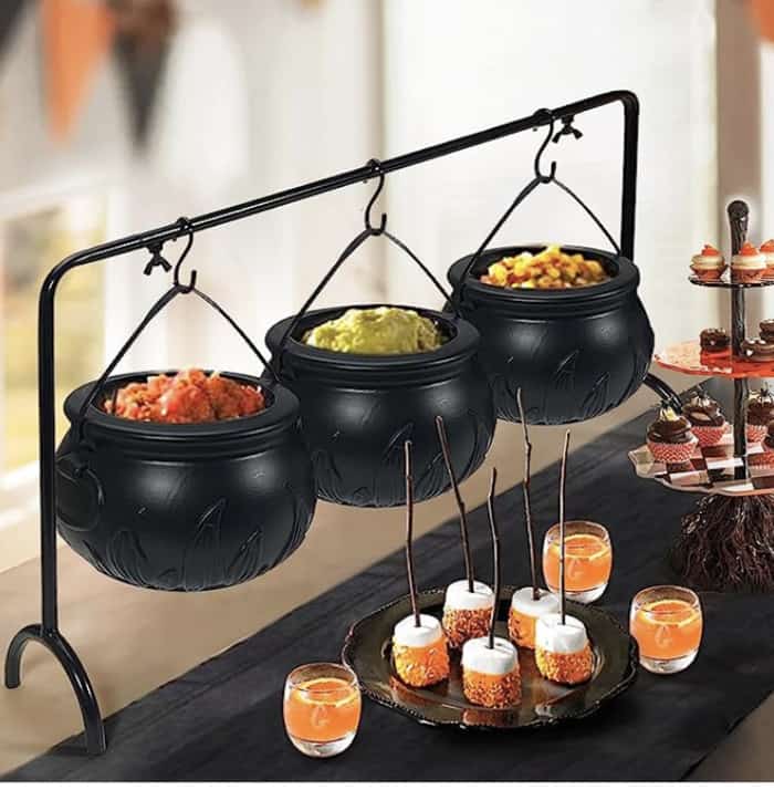 Best Halloween Decor 2023 - Cauldron Serving Bowls