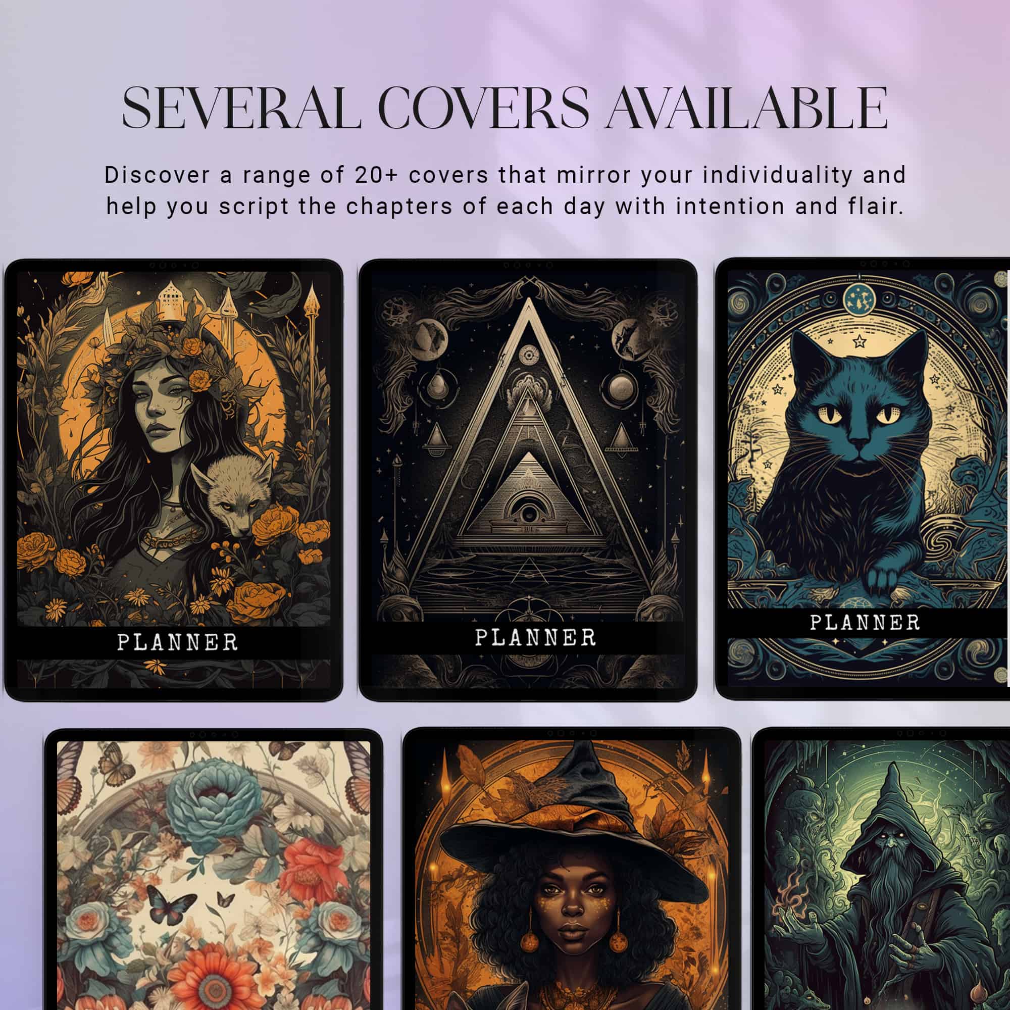 Witchy Digital Planner - alternative covers