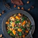 Mabon Recipes for the Fall Equinox - Sweet Potato Kale Salad