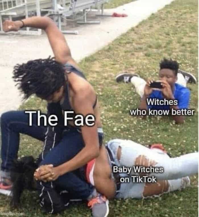 baby witches and the fae