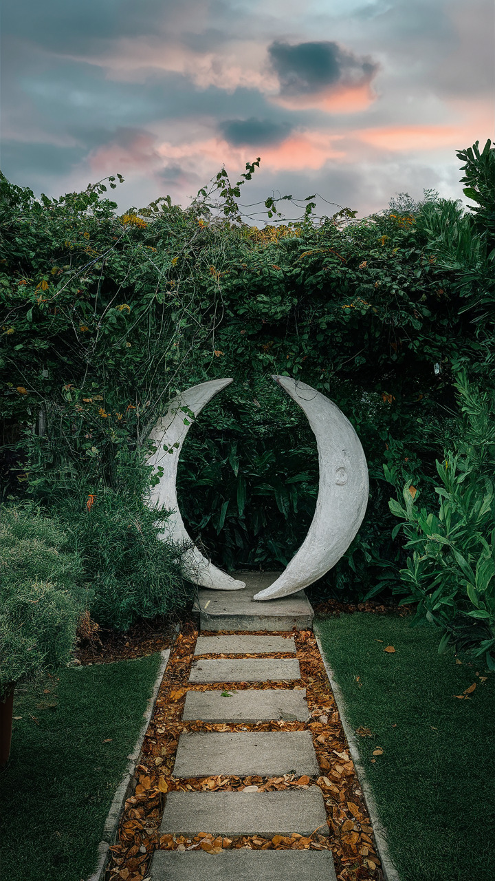crescent moon gate